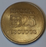 Португалія 25 ескудо, 1984, фото №2