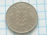1 франк, Бельгия, 1975г., фото №3