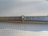 Золотое кольцо с бриллиантом 0,6 Кт и зелено-голубыми бриллиантами, фото №4