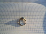Золотое кольцо с бриллиантом 0,6 Кт и зелено-голубыми бриллиантами, фото №5