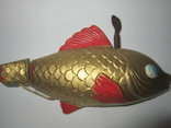 Золотая Рыбка заводная игрушка рабочая на восстановление СССР, фото №8