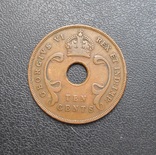 Восточная Африка 10 центов 1942, фото №3