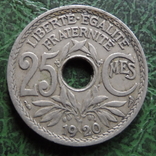 25  сантим  1920  Франция    ($6.3.28)~, фото №2