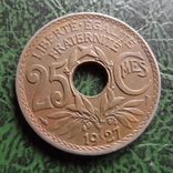 25  сантим  1927   Франция    ($6.3.36)~, фото №2