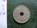 25  сантим  1939   Франция    ($6.3.39)~, фото №4