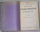 История русской литературы, Выпуск 1. 1899 год., фото №4