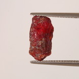 Очень интересный не облагороженный кристалл мадагаскарского рубина 5.70ст 14х6х4мм, фото №7
