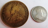 Австралия, набор*4 шт. 1/2 пенни - 1 шиллинг, Эдвард VII (1910-1912), фото №3