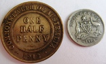 Австралия, набор*4 шт. 1/2 пенни - 1 шиллинг, Эдвард VII (1910-1912), фото №4