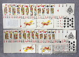 Карты игральные  в шкатулке, две колоды по 55л, США, 50-е г, фото №4