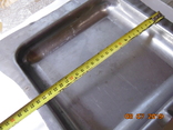 Лоток ссср с нержавейки не магнит 2 мм. 1 кг. 140грм., фото №4
