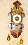 Старинные настенные часы с атлантом. Голландия, фото №2