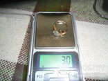 Золотое кольцо с бриллиантами, фото №12