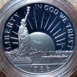 США 1/2 доллара 1986 г., фото №2