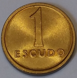 Португалія 1 ескудо, 1986, фото №2