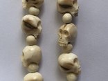 Чётки черепа бивень мамонта, фото №4