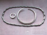 Комплект Pierre Cardin серебро вес 107,58 г. Колье, браслет, кольцо. Пьер Карден., фото №2