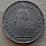 Швейцария, 1 франк 1968 В, фото №3