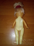 Куколка с розовой чёлкой 26 см, фото №3