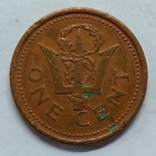 Барбадос 1 цент 1986, фото №2