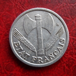 1 франк  1944  Франция   ($7.4.10)~, фото №3