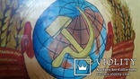 Герб СССР с трибуны на деревоплете масло лак, фото №6