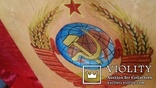 Герб СССР с трибуны на деревоплете масло лак, фото №10