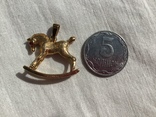 Wisiorek ze złota próby 375 z rubinami.Anglia, waga 6,4 g., numer zdjęcia 10