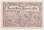 Австрия ,Pram,10 геллеров, декабрь 1920 года, фото №2