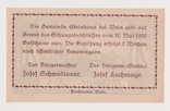 Австрия ,Steinhaus,10 геллеров, 31 мая 1920 года, фото №3