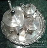 Индийский чайный сервиз  .серебро. 20 век., фото №2