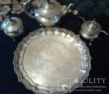 Индийский чайный сервиз  .серебро. 20 век., фото №6