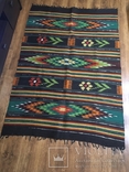 Гуцульський конопляний килим 193см х 135см, фото №2
