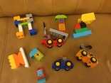 Lego Duplo Лего дупло машинки, кубики+3 детали, фото №6