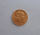 20 франков 1907г. Франция. 6,45гр., фото №4