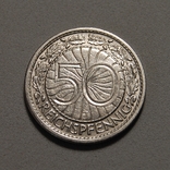 Германия - 50 Reichspfennig 1927 J, фото №2