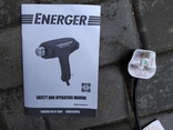 Фен Energer ENB467HTG 2000W Heat Gun 240V лот 2, фото №8