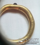 Кольцо АU с камешком, фото №8