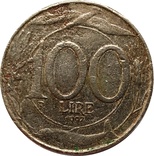 Италия 100 лир 1997, фото №2