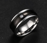 Мужское стильное кольцо. Р. 21 (d-22mm), фото №2