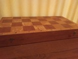 Шахматы деревянные советские с доской 45Х45см., фото №6