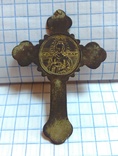 Нательный крест Распятие и  св Варвара, фото №7