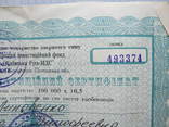 Іменний інвестиційний сертифікат.1995 року. Киевская Русь., фото №6