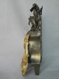 Каминные часы с баснописцем Лафонтеном XIX века, фото №8