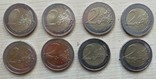2 евро юбилейки 8 шт., фото №3