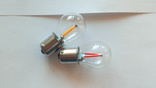 LED светодиодный лампочки  P21W  ВА15s (2 шт), numer zdjęcia 2