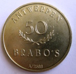 Бельгия, Антверпен 50 brabo's 1981 "Ратуша", фото №3