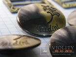 Пуговицы с брендового плаща. Valdini. ( метал), фото №9
