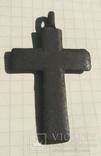 Крест. Большой 5,5 см с остатками эмали., фото №5