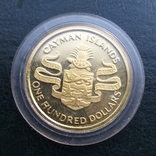 100 долларов Каймановые острова 1974 год, фото №3